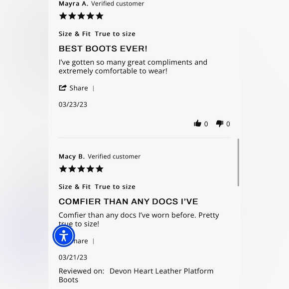 Dr Martens Devon Heart Leather Platform Boots Size 7 NEW - Picture 5 of 16